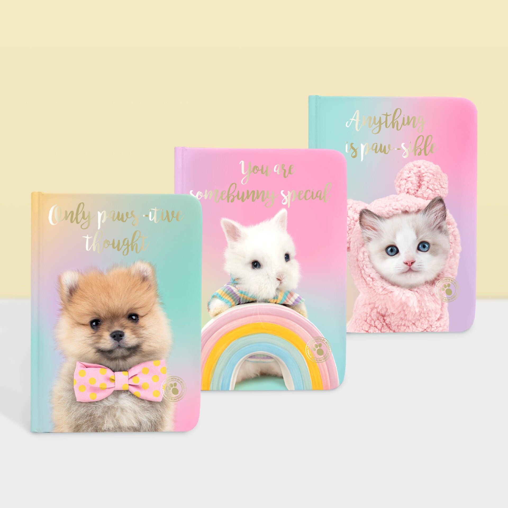 Poznámkový blok s perem A6 Pomeranian PomPom Edice