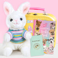 BunBun Zakrslý plyšový králíček 16 cm – Set s kufříkem