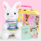 BunBun Zakrslý plyšový králíček 16 cm – Set s kufříkem