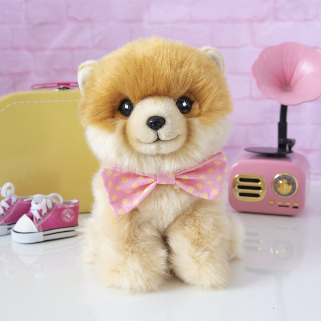 PomPom Plyšový pejsek Pomeranian 23 cm – Set s kufříkem