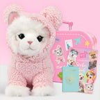 Mousie Plyšová kočička Ragdoll 23 cm – Set s kufříkem