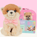 PomPom Plyšový pejsek Pomeranian 16 cm – Set s kufříkem
