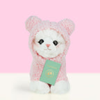 Mousie Plyšové kotě – ragdoll 16 cm – sada s kufříkem