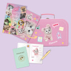 Mousie Plyšová kočička Ragdoll 23 cm – Set s kufříkem